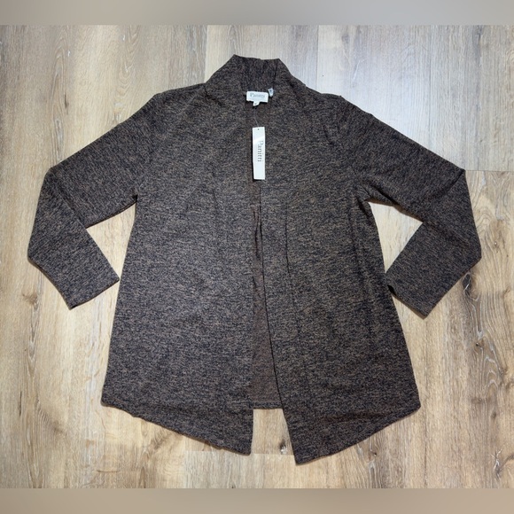 PANITTI Brown Open Front Cardigan 🤎🍁🥮🍂 - Picture 1 of 9